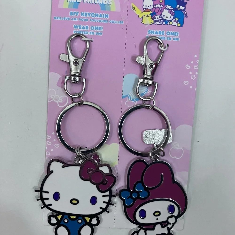 Hello Kitty and My Melody Keychains
